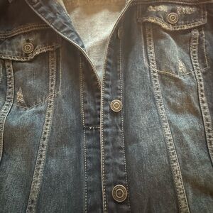 Distressed Jean Jacket (never worn)